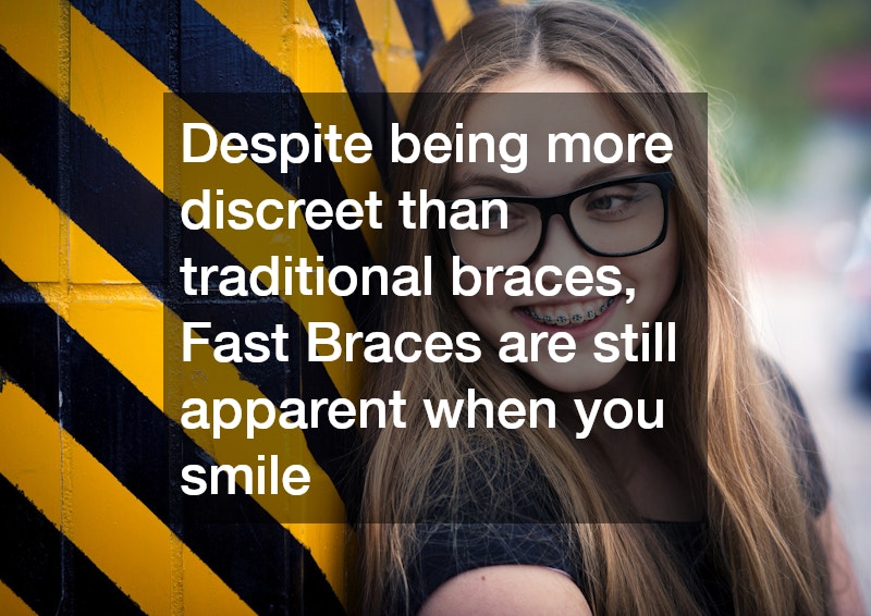 woman wearing braces smiling